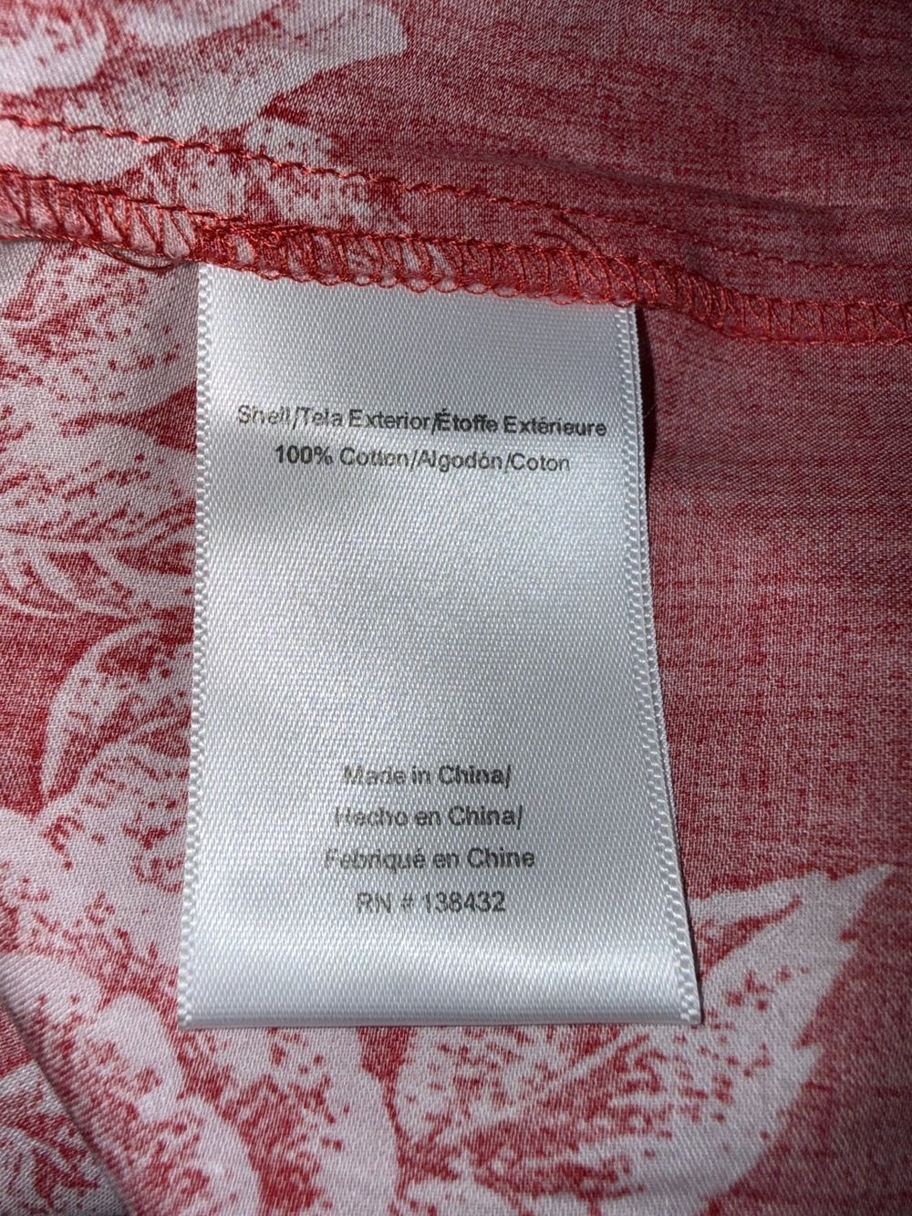 Like New Modcloth 100% Cotton Red &White Rose Print Pull-On Retro Style Skirt - Picture 8 of 8